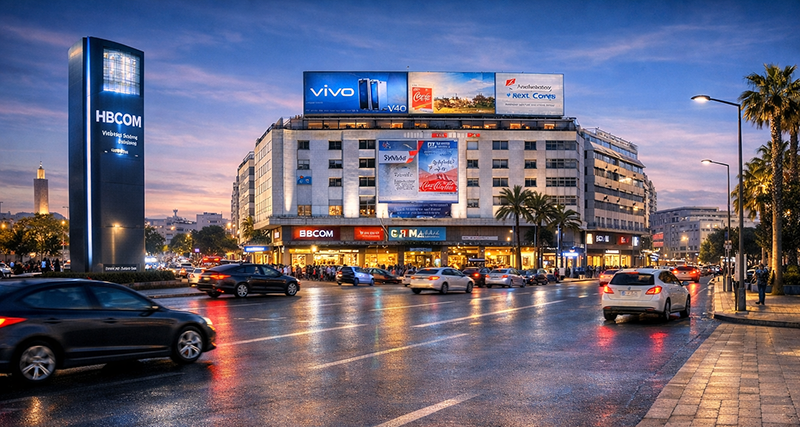 affichage en grand format - agence publisité casablanca maroc